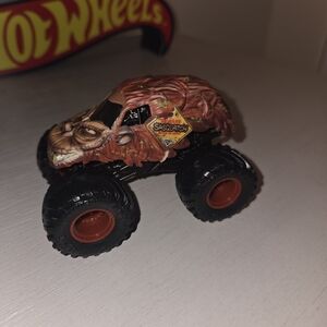 Sasquatch Monster Truck Toy - Black and Orange